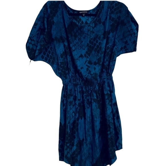 Express Snake Skin Print Dress XS - Picture 2 of 5